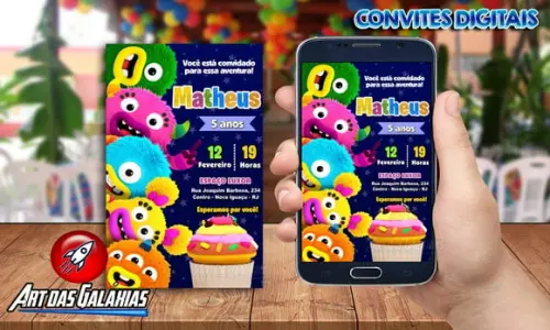 Convite Digital Momonsters