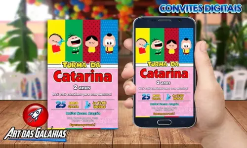 Convite Digital Mônica Toy