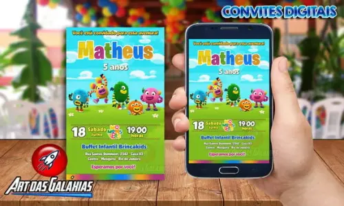 Convite Digital Momonsters