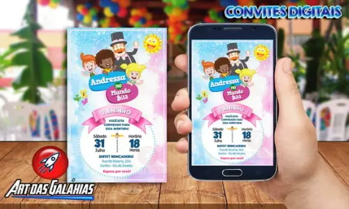 Convite Digital Mundo Bita