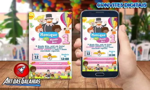 Convite Digital Mundo Bita