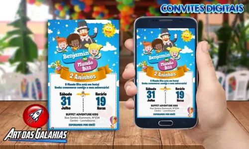 Convite Digital Mundo Bita