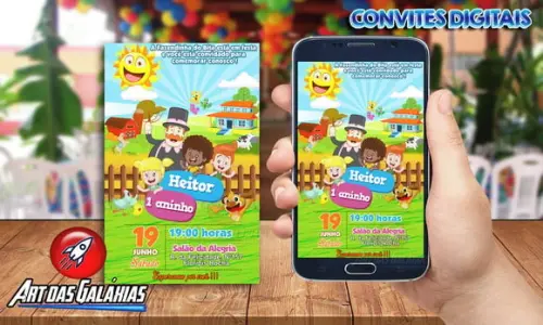 Convite Digital Mundo Bita Fazendinha