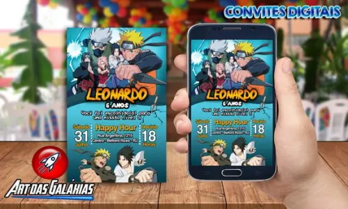 Convite Digital Naruto MOD02