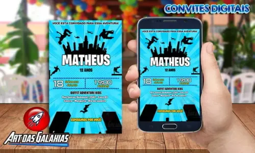 Convite Digital Parkour