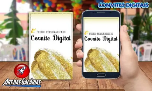 Convite Digital Pedido Personalizado
