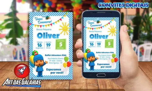 Convite Digital Pocoyo