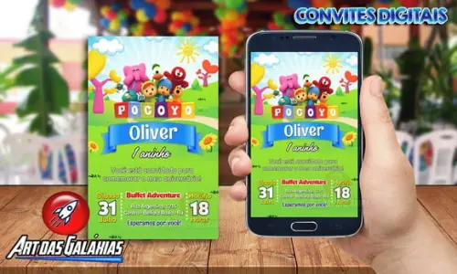 Convite Digital Pocoyo