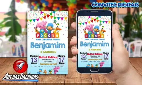 Convite Digital Pocoyo