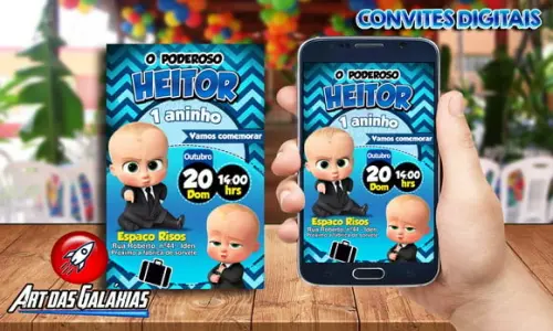 Convite Digital Poderoso Chefinho MOD01