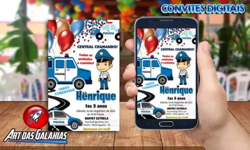 Convite Digital Polícia