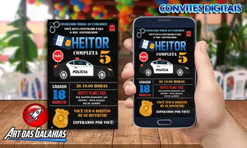Convite Digital Polícia