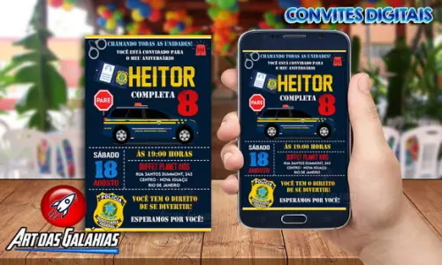Convite Digital Polícia Rodoviária Federal