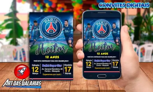 Convite Digital PSG