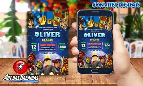Convite Digital Roblox