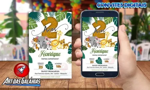 Convite Digital Safari