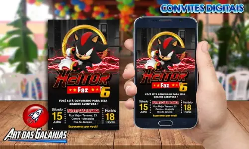 Convite Digital Shadow Sonic