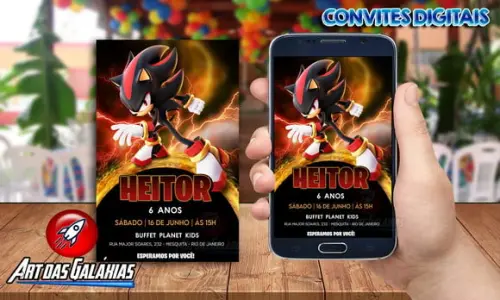 Convite Digital Shadow Sonic