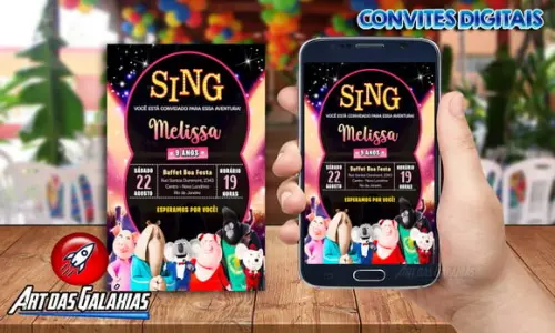 Convite Digital Sing