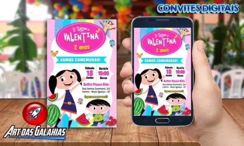 Convite Digital Show da Luna