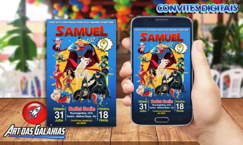 Convite Digital Super Pets