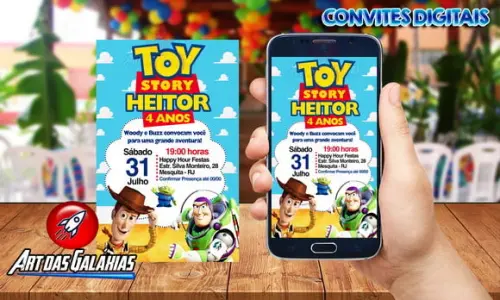 Convite Digital Toy Story MOD01