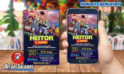 Convite Digital Toy Story MOD02