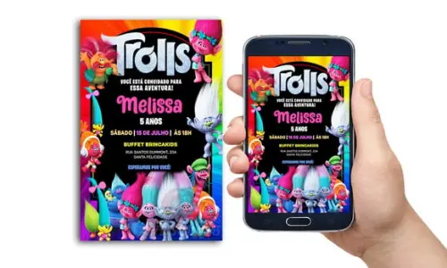Convite Digital Trolls