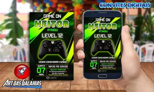 Convite Digital Xbox