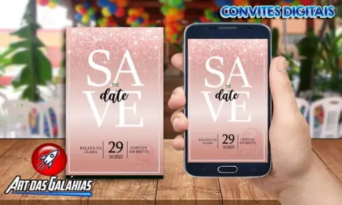 Save The Date Glitter