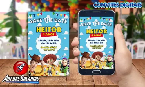Save The Date Toy Story