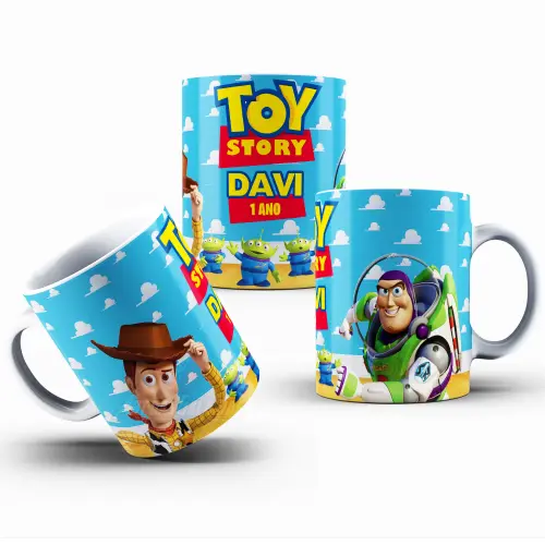 Caneca  Toy Story Polímero Personalizada