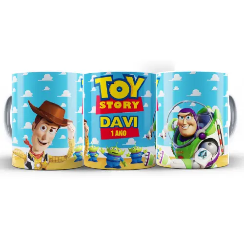 Caneca  Toy Story Polímero Personalizada
