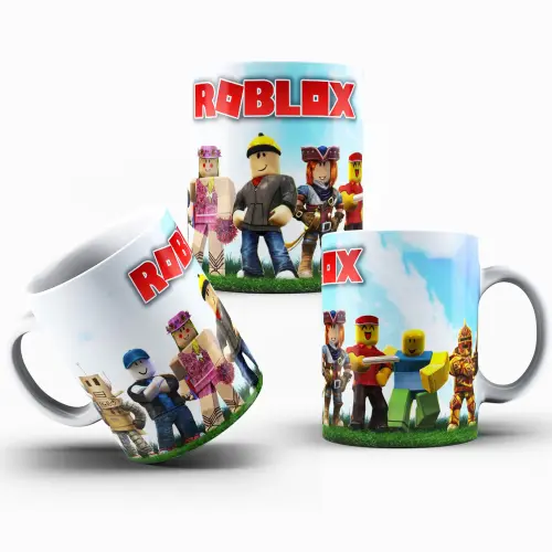 Caneca Roblox Polímero Personalizada
