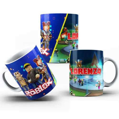 Caneca Roblox Polímero Personalizada