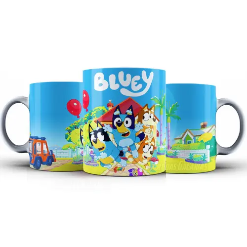 Caneca Bluey Polímero Personalizada