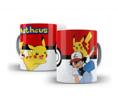 Caneca Pokémon Polímero Personalizada