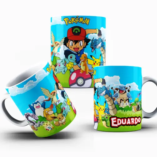 Caneca Pokémon Polímero Personalizada