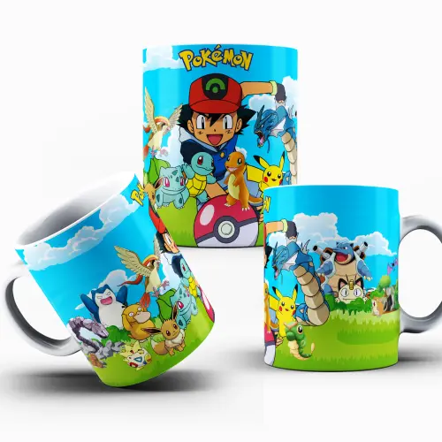 Caneca Pokémon Polímero Personalizada