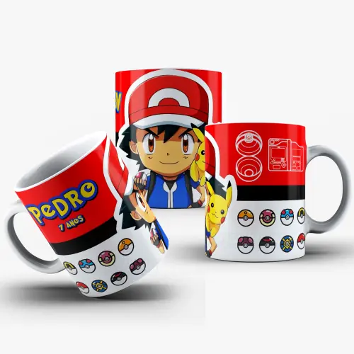 Caneca Pokémon Polímero Personalizada