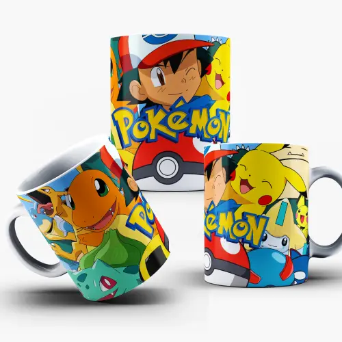 Caneca Pokémon Polímero Personalizada