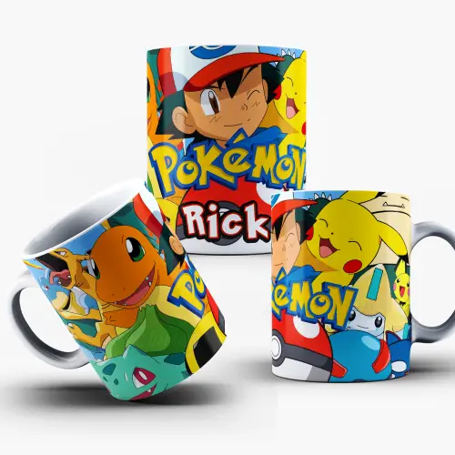 Caneca Pokémon Polímero Personalizada