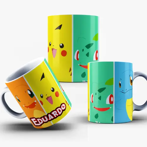 Caneca Pokémon Polímero Personalizada