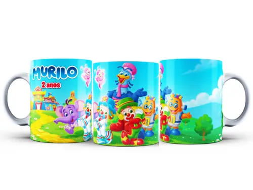 Caneca Patati Patatá Polímero Personalizada
