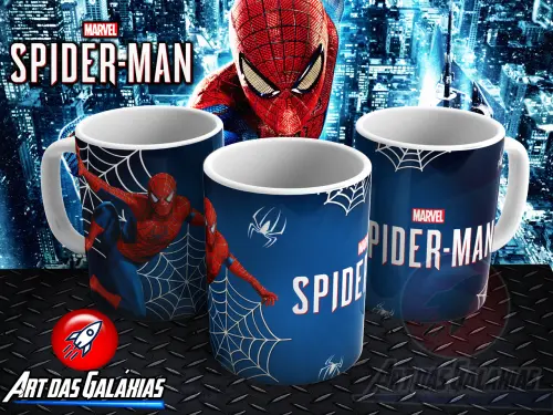 Caneca Homem Aranha Polímero Personalizada