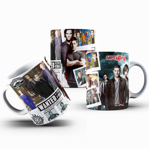 Caneca Supernatural Porcelana Personalizada