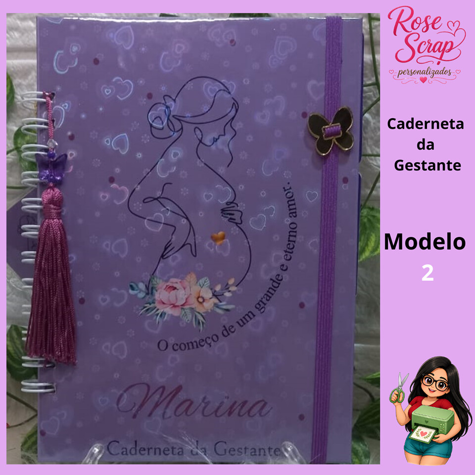 Caderneta da Gestante Personalizada – Miolo Atualizado do Minis