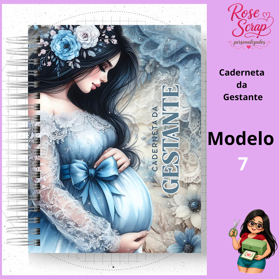 Caderneta da Gestante Personalizada – Miolo Atualizado do Minis