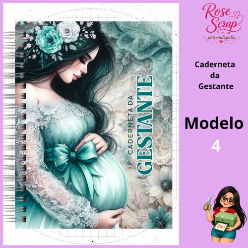 Caderneta da Gestante Personalizada – Miolo Atualizado do Minis