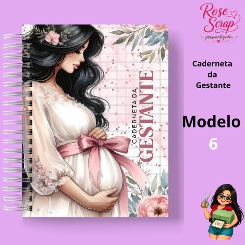 Caderneta da Gestante Personalizada – Miolo Atualizado do Minis
